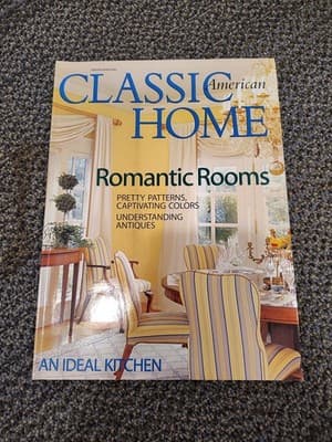Classic American home magazine feb/Mar 2001 Romantic Rooms