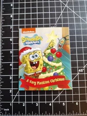 Nickelodeon Fun Studio Intl. Mini Book SpongeBob A Very Plankton Christmas