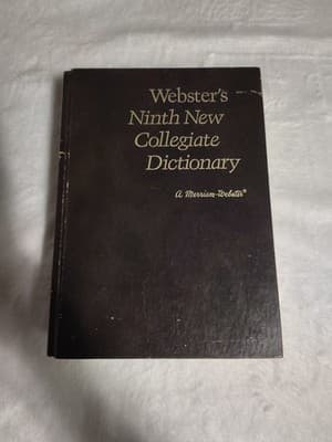 Webster's Ninth New Collegiate Dictionary 1983