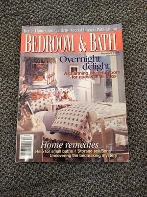Vintage Better Homes And Gardens Bedroom & Bath Magazine Summer 1998 Edition