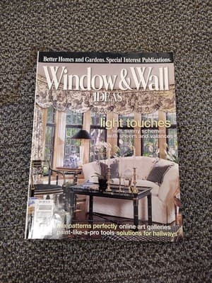 Vintage Better Homes & Gardens Window & Wall Ideas Fall 1996 Magazine