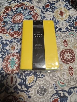 Master's Touch Four Pack Sketchbooks 3.5x5.5 In Blue, Purple, Green, Yellow