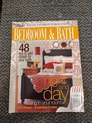 better homes & gardens bedroom & bath winter 2002 48 tips to add splashpaperback