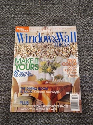 Better Homes and Gardens Window & Wall Ideas Winter 2004