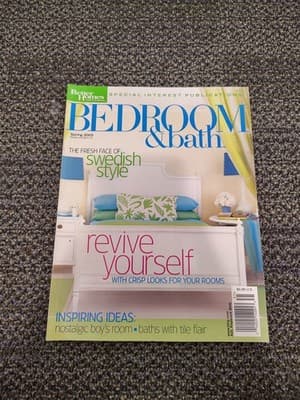 Better Homes & Gardens Bedroom & Bath Spring 2003 The Fresh Face Of Swedish Styl