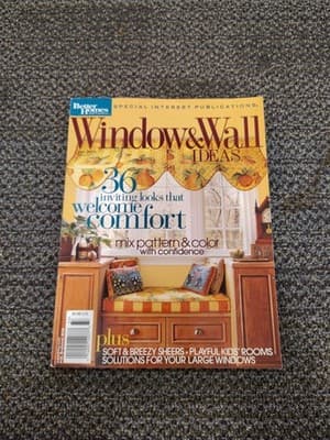 BH&G WINDOW & WALL IDEAS Magazines Fall 2003. 36 Inviting Looks Welcoming Comfor
