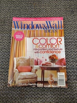 BH&G WINDOW & WALL IDEAS Magazines Fall 2005. Color And Comfort