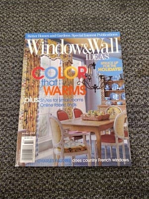BH&G WINDOW & WALL IDEAS Magazines Winter 2005 Color That Warms