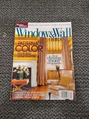 BH&G WINDOW & WALL IDEAS Magazines Winter 2003. Pattern And Color Revitalize