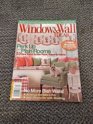 BH&G WINDOW & WALL IDEAS Fall/winter 2007. Perk Up Plain Rooms