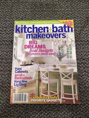Kitchen And Bath Makeovers Magazine 2011 Paint Cabinets Install A Backsplash