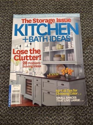 Kitchen And Bath Makeovers Magazine Winter 2014 Lose The Clutter
