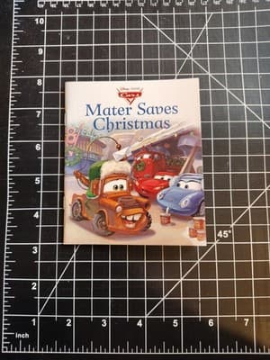 Disney Autumn Publishing Mini Book Cars Mater Saves Christmas