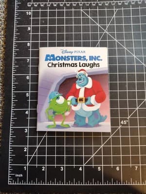Disney Autumn Publishing Mini Book Pixar Monsters Inc Christmas Laughs