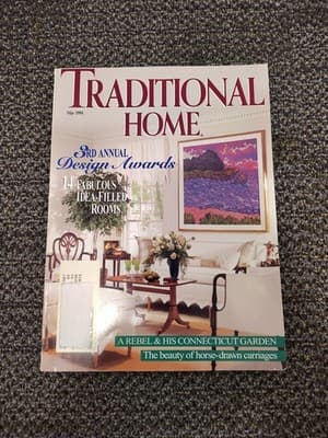TRADITIONAL HOME MAGAZINE May 1994 3rd Annual Design Awards: 14 Fabulous Rooms