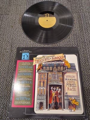 Treasures Of The Baroque Vivaldi Handel Bach Purcell 1967 LP 12" Vinyl VG/VG