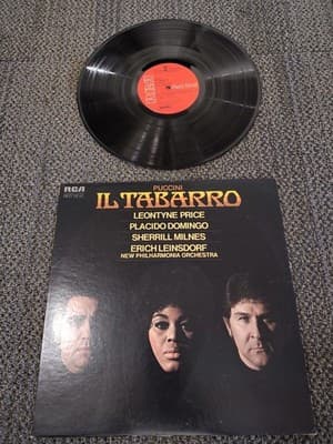 Price Domingo Milnes Leinsdorf Lp Puccini: Il Tabarro (W/ Booklet) On Rca - Vg++