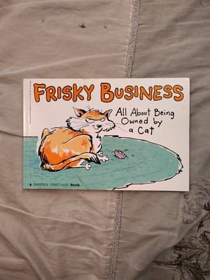 Frisky Business Cat Humor Book – Shoebox Greetings – 1990s Kitty Comedy Gold
