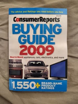 ConsumerReports Buying Guide 2009: Best & Worst appliances, cars, electronics..