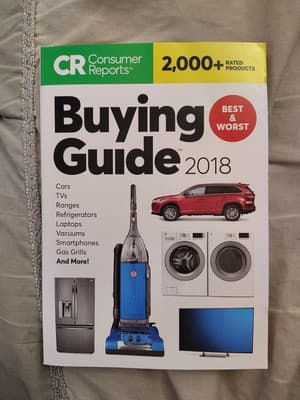 Consumer Reports 2018 Buying Guide, Best & Worst - Paperback
