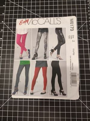 McCall's M6173 Misses' Pants and Leggings Sewing Patterns - Size L-XL