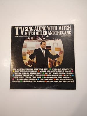 1961 12" LP RECORD COLUMBIA CL1628 MITCH MILLER TV SING ALONG WITH MITCH