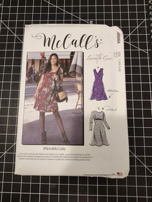 McCall's M8064 Misses XS to M Dress Uncut Learn to Sew Pattern New