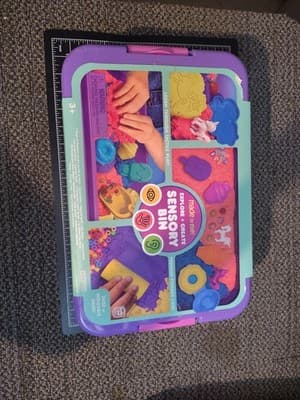 Explore + Create Unicorn Sensory Bin - Sensory Bins for Toddlers - All-in-One...