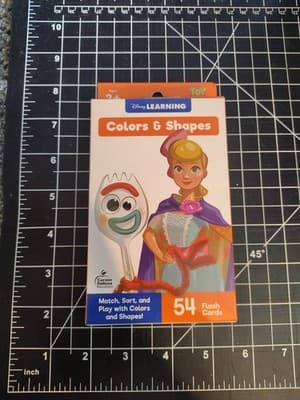 Toy Story 4 Colors and Shapes Flashcards 54 Learning Cards Brand NEW