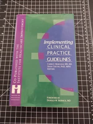 IMPLEMENTING CLINICAL PRACTICE GUIDELINES (J-B AHA PRESS) By Margolis Carmi Z.