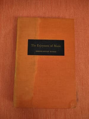The Enjoyment of Music by Joseph Machlis,Shorter Revised Ed. 1963 Hardcover