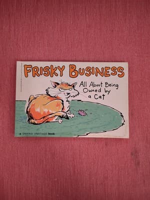 Frisky Business Cat Humor Book – Shoebox Greetings – 1990s Kitty Comedy Gold