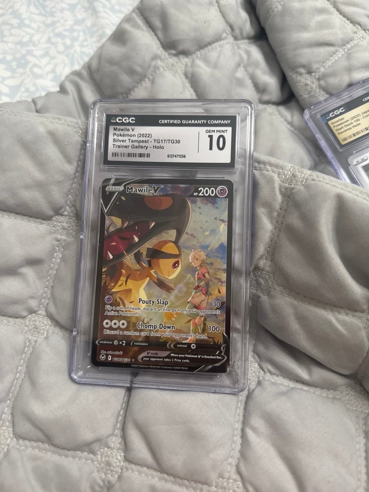 Mawile V Trainer Gallery CGC 10 Silver Tempest TG17