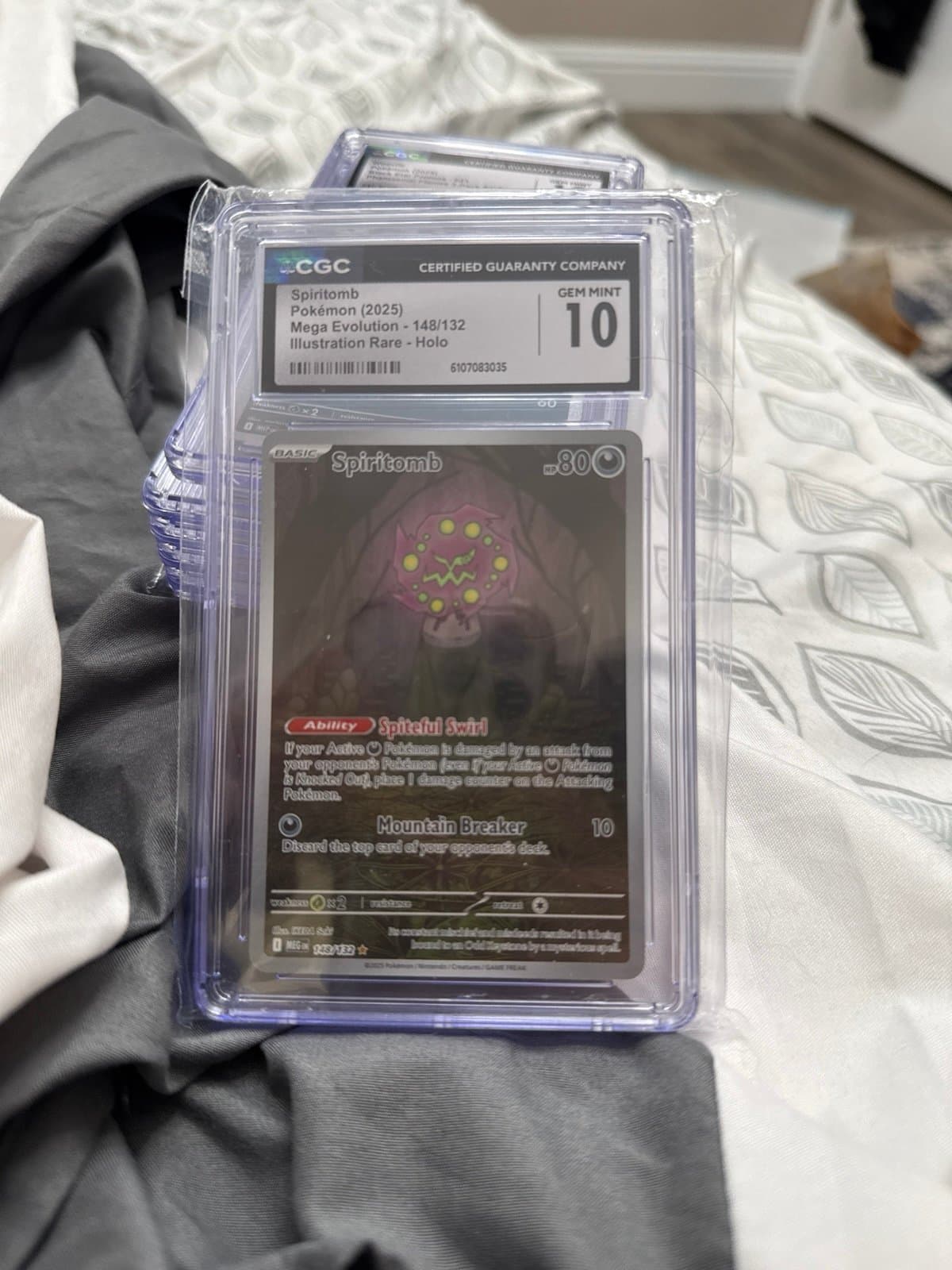 Spiritomb CGC 10 Illustration Rare 148/132 Mega Evolution English