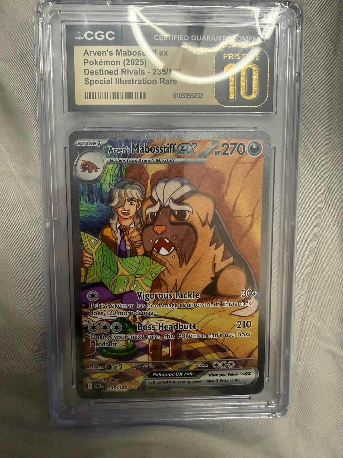 Arven’s Mabostiff SIR Special Illustration Rare Destined Rivals CGC PRISTINE 10