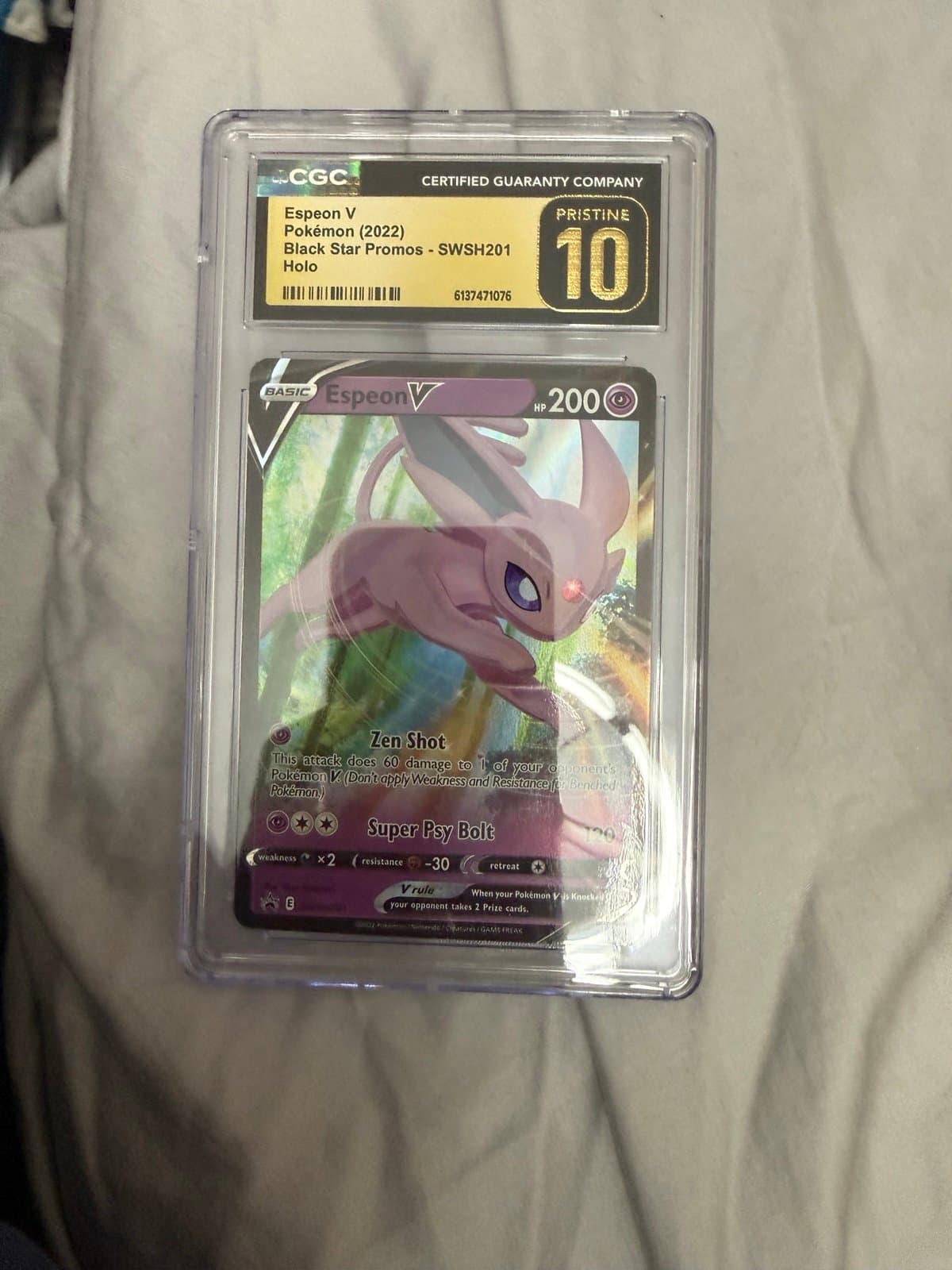 Espeon V SWSH201 Promo CGC Pristine