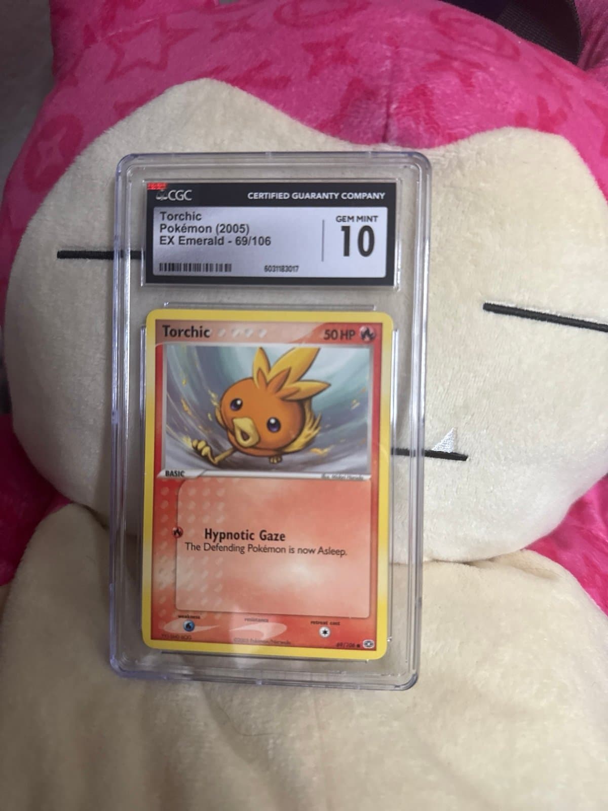 Torchic CGC 10 EX EMERALD 69/106 Pokemon 2005