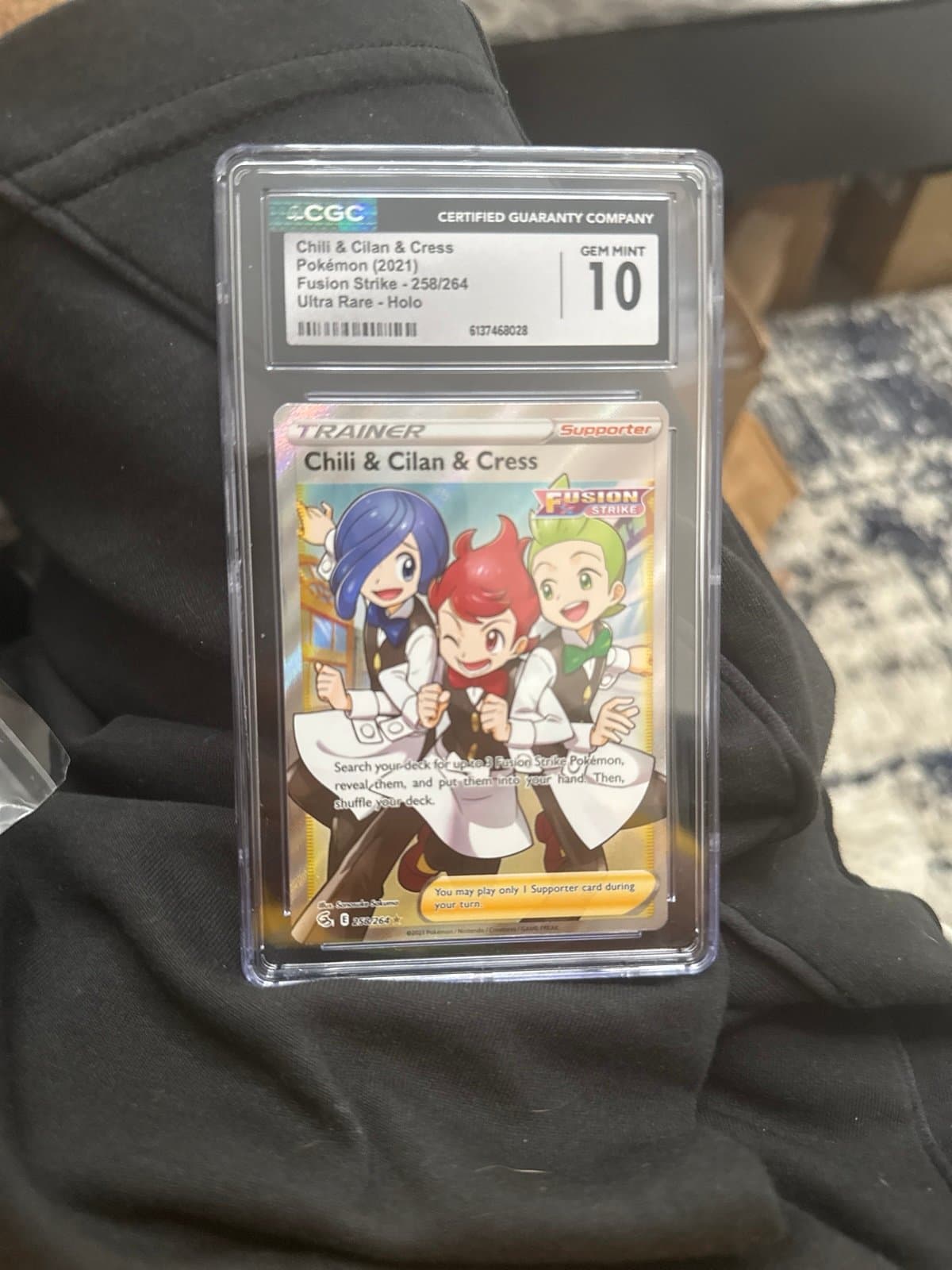 Chili Clian Creds CGC 10 Fusion Strike Pokemon