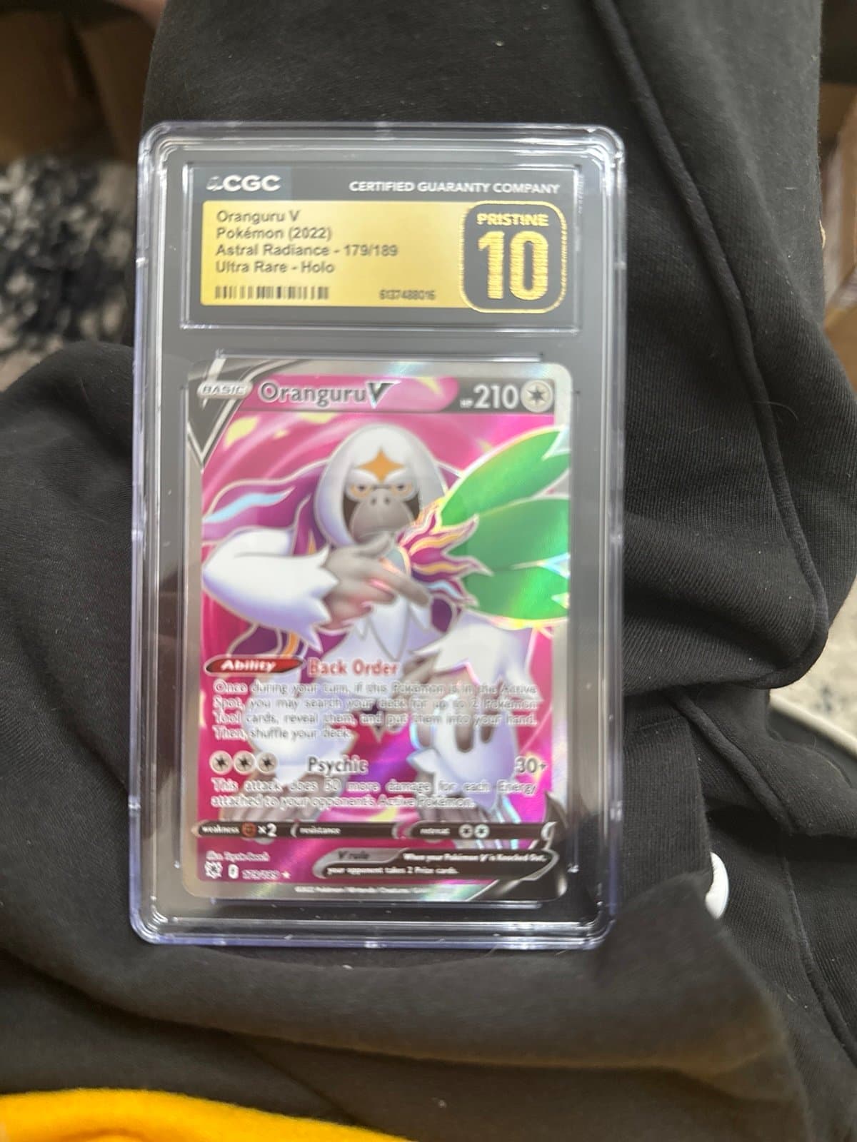 Oranguru V CGC PRISTINE Astral Radiance Ultra Rare 179/189