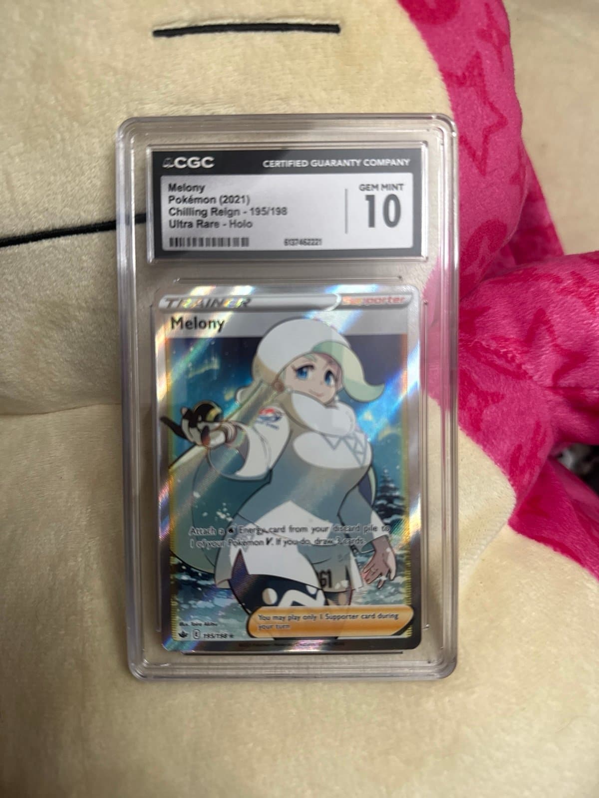 Melony CGC 10 Chilling Reign 195/198 Ultra Rare Pokemon