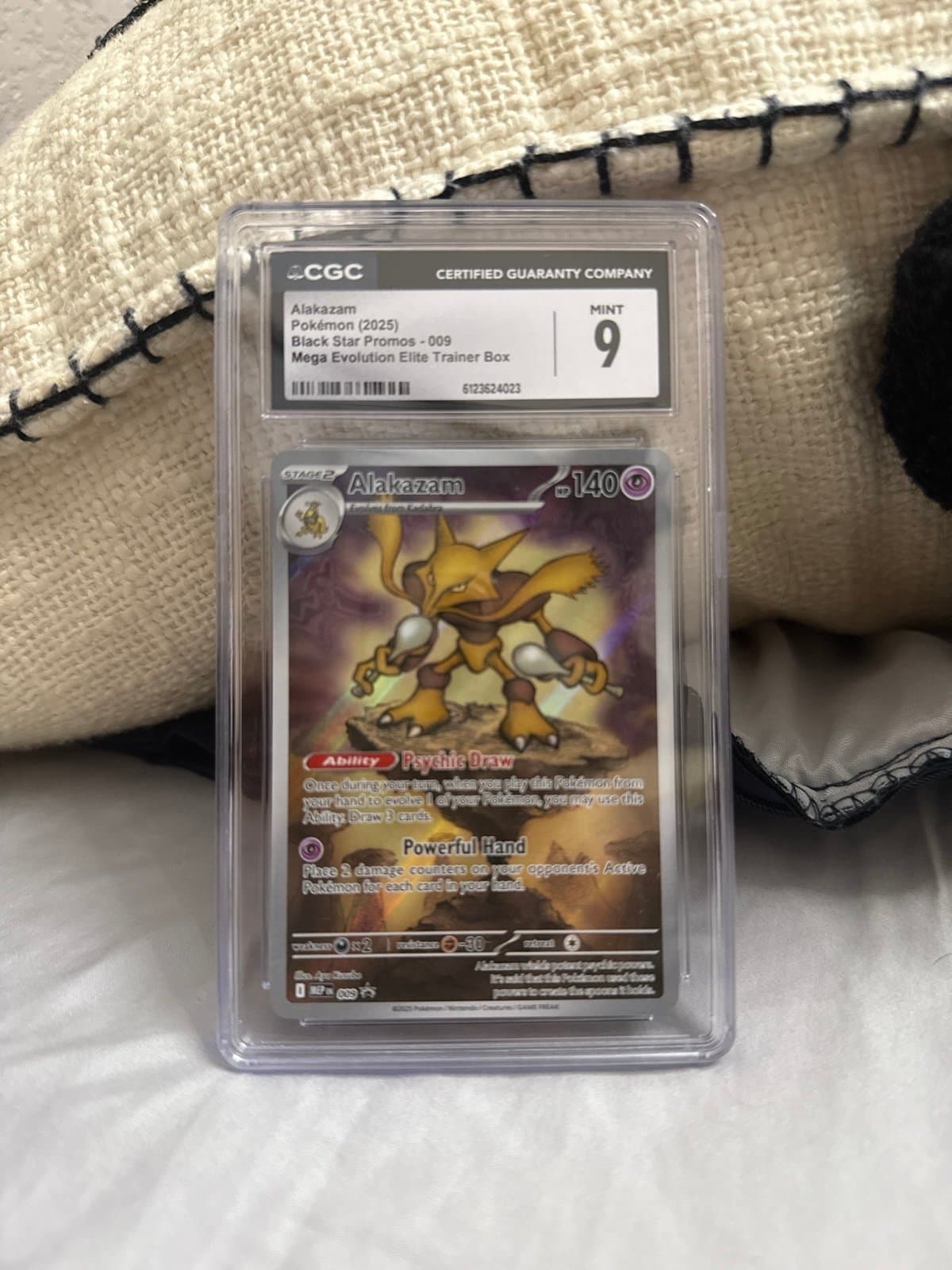Alakazam CGC 9 Mega evolution etb promo Pokemon