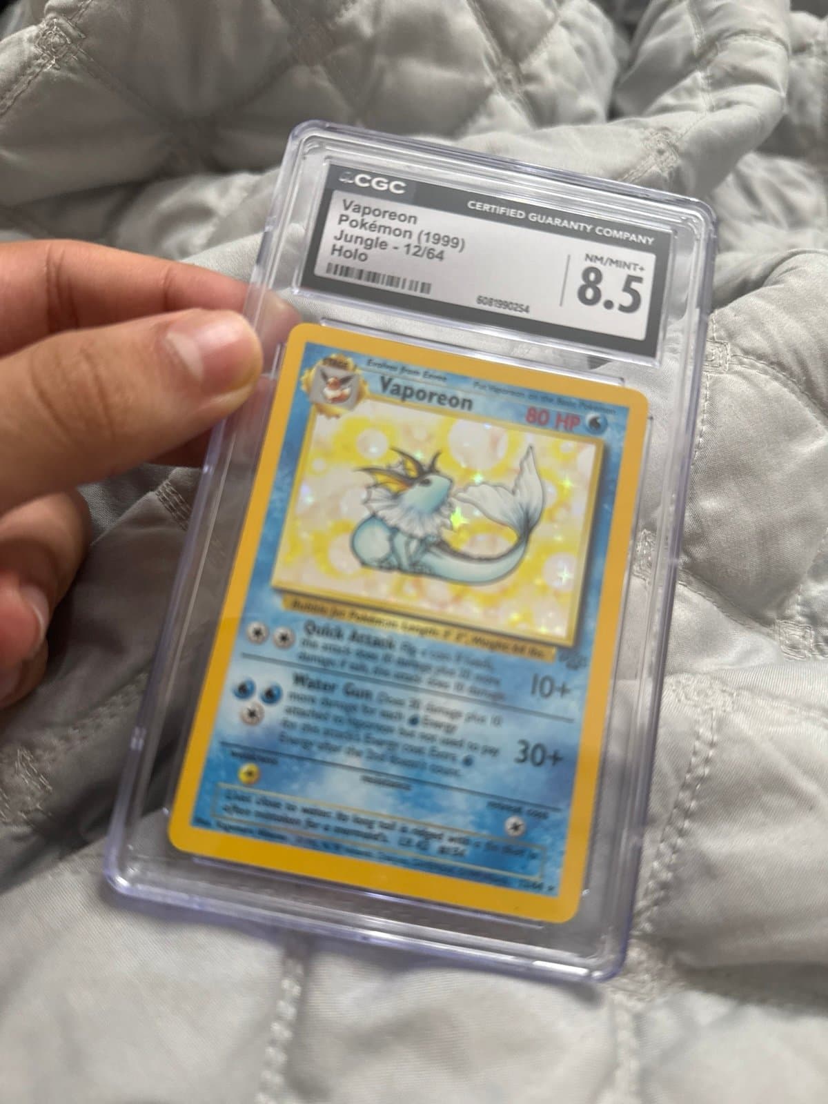 Vaporeon jungle holo cgc 8.5 english