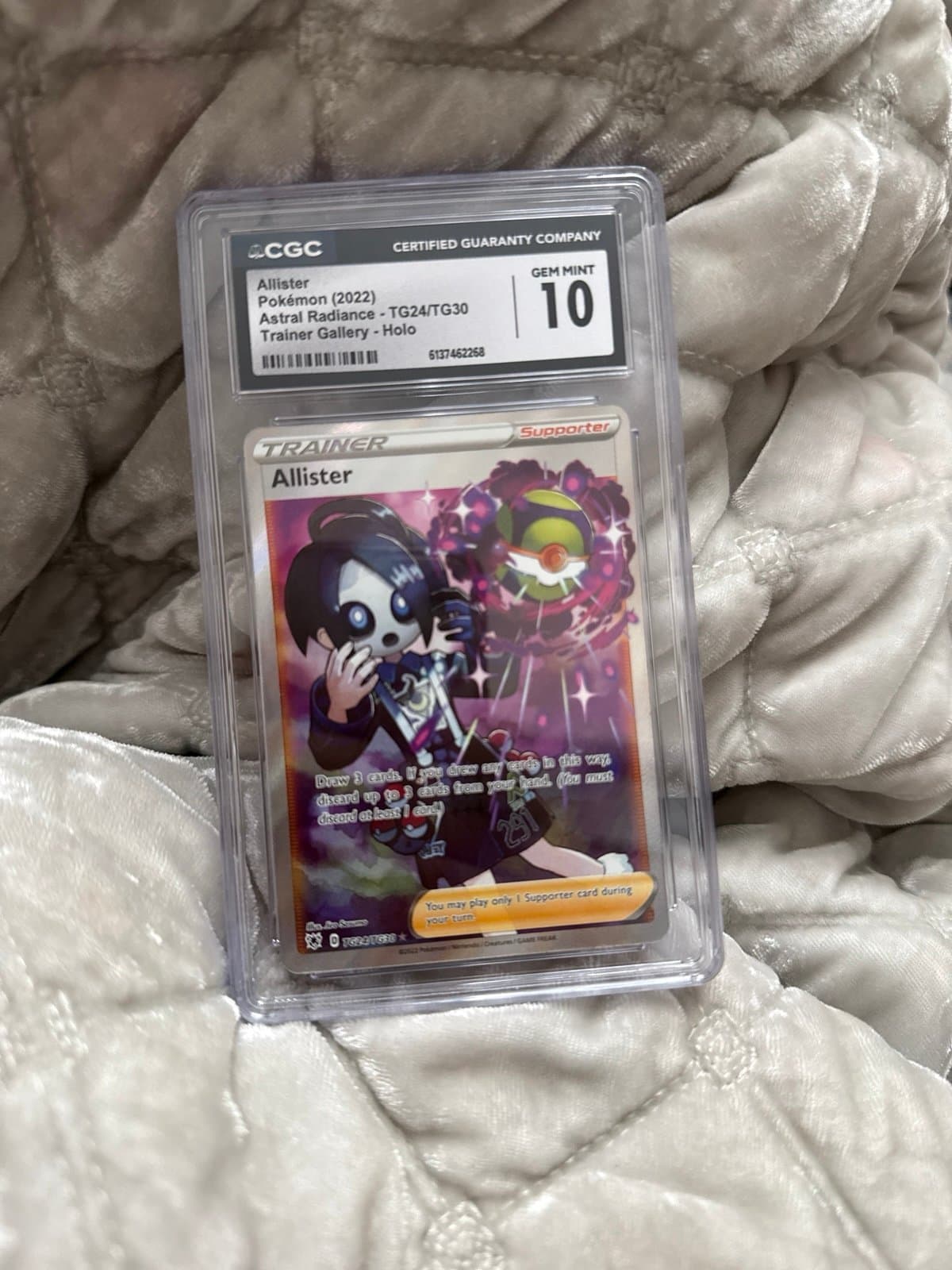 Allister CGC 10 Astral Radiance TG24/TG30 Trainer Gallery Gem Mint Pokemon