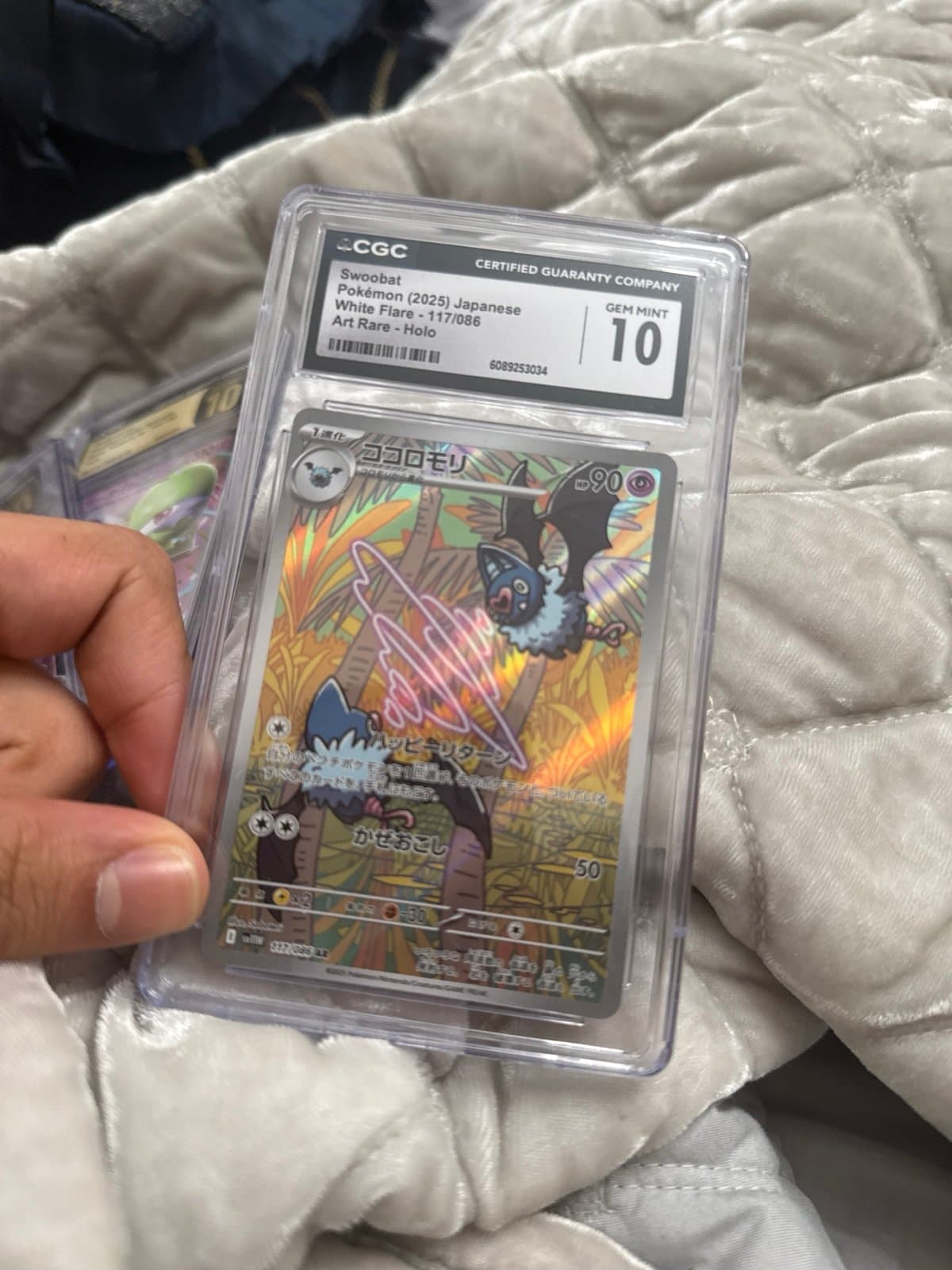 Swoobat art rare cgc 10 pokemon