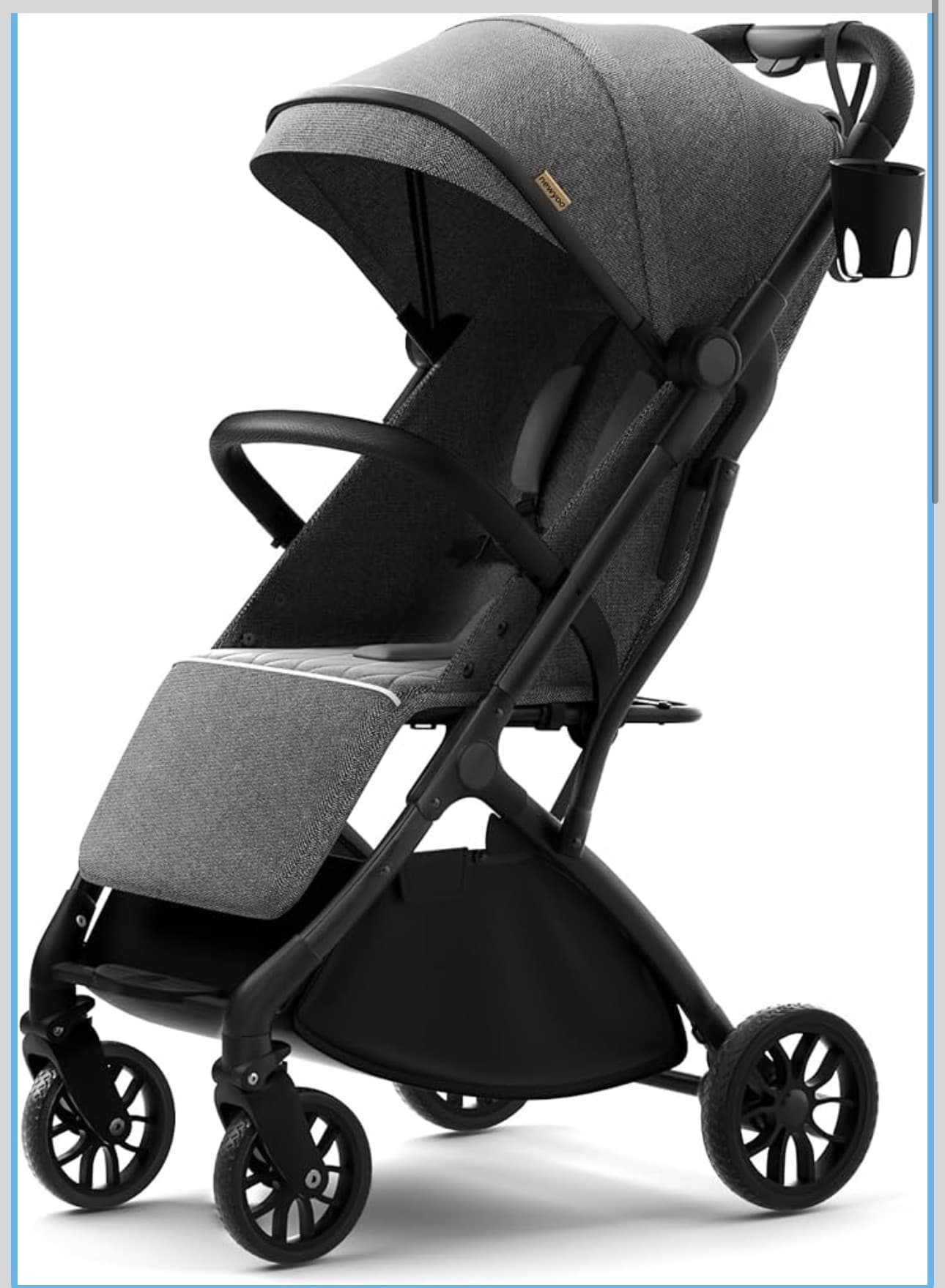 NewYoo GlideTow TR18 Gray Stroller