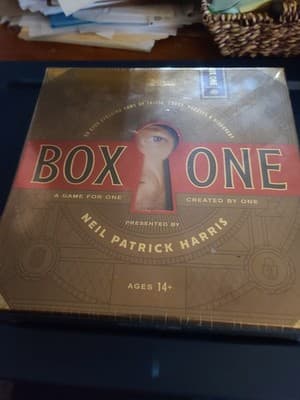 NIB UNOPENED Box One Trivia Code Breaking Board Game 1 Player Ages 14+