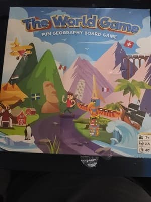 Sweetips d.o.o. The World Game Geography Educational Board Game 2-5 Players 7+