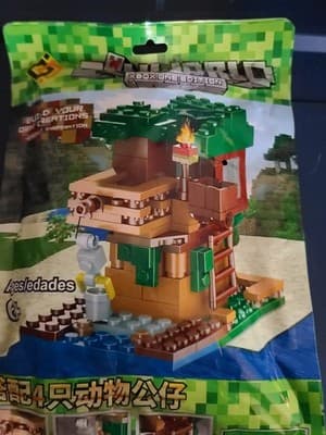 Minecraft XBOX ONE EDITION DIY Interlocking Blocks Minecraft Age 6+ Bag