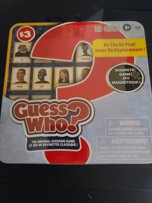 Hasbro Guess Who? Magnetic Travel Board Game Complete Game 2 Players Ages 6+