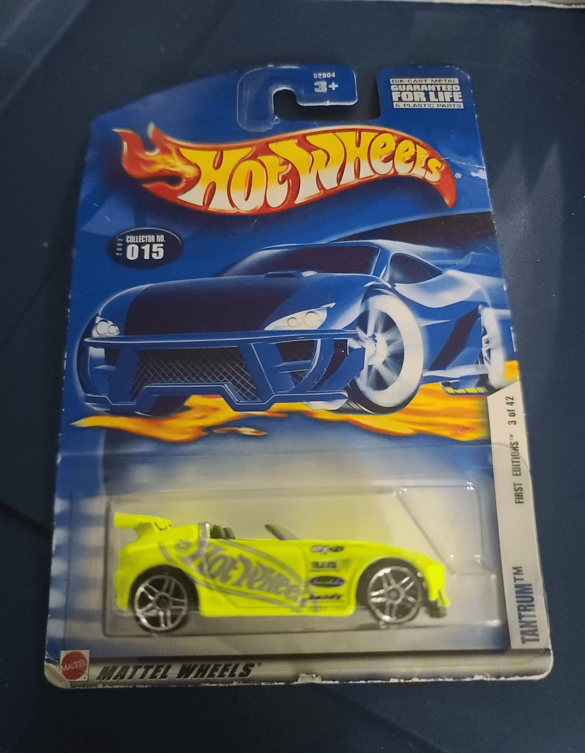 Hot Wheels First Editions 2004 Tantrum 1:64 Yellow/Silver Diecast Car Unopened
